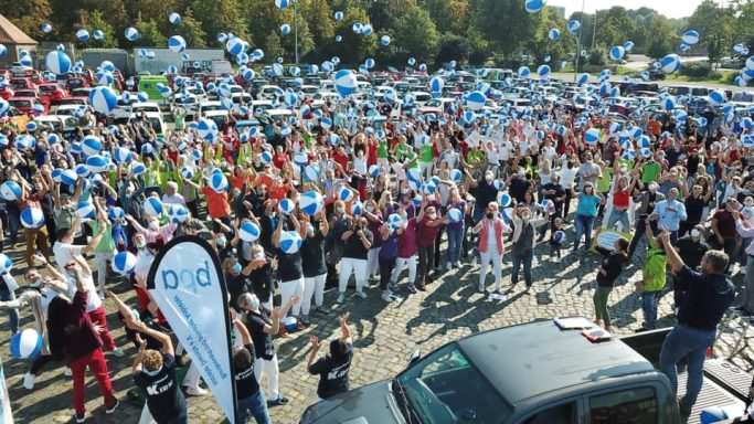 Demonstration in Hannover